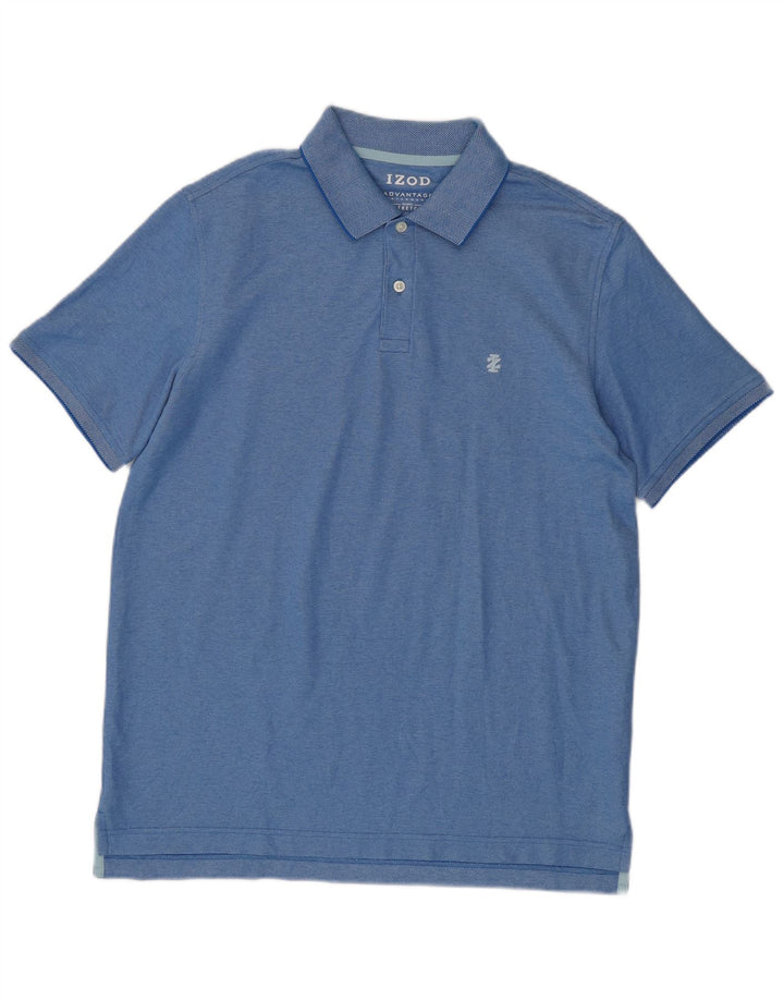 IZOD Polo Hombre Algodón Azul Medio