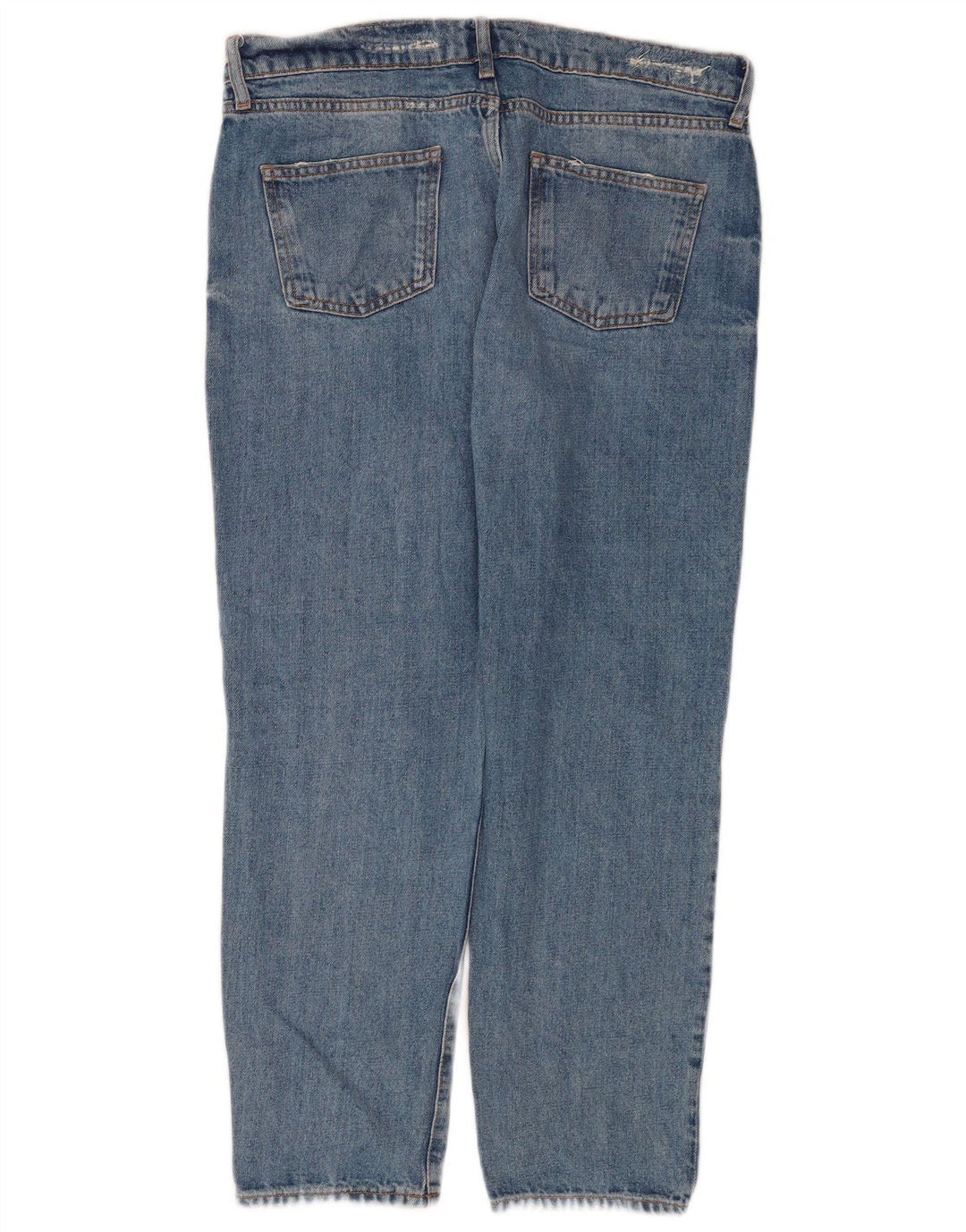 Zara Jeans Rectos Mujer EU 40 Medium W30 L26 Algodón Azul