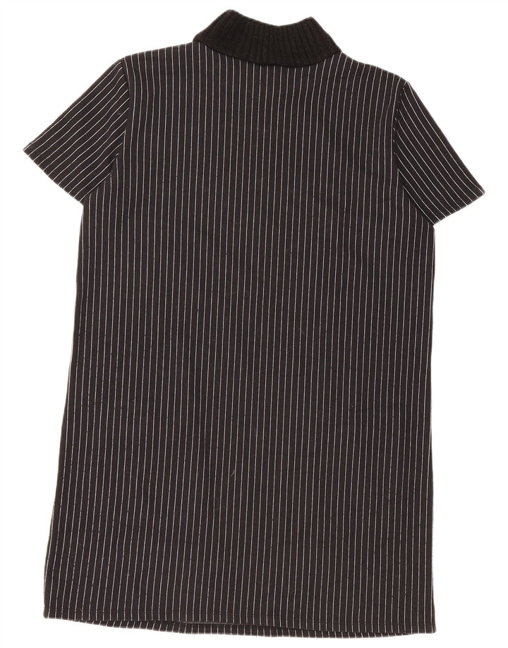 Zara Vestido recto para mujer UK 46 Grande Rayas negras