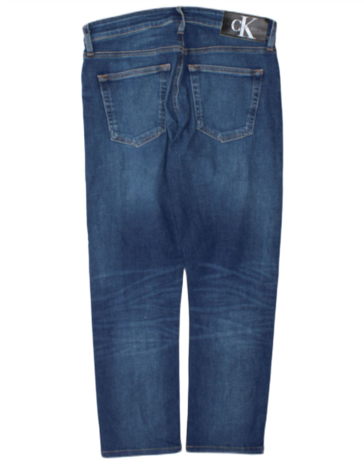 Calvin Klein Jeans rectos para hombre W31 L27 Algodón azul
