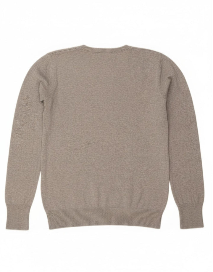 Diesel Jersey con Cuello en V para Mujer UK 44 Gris Medio