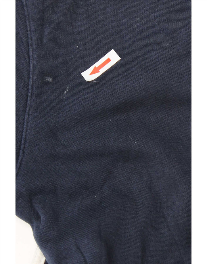 Adidas Hombre Sudadera Jumper Small Azul Marino Algodón