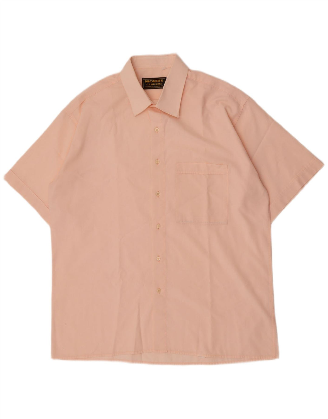 Morris - Camisa de manga corta para hombre, color rosa grande