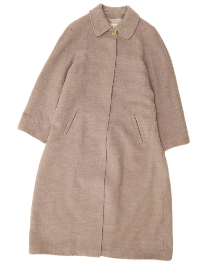 Abrigo vintage para mujer EU 38 Lana virgen gris medio