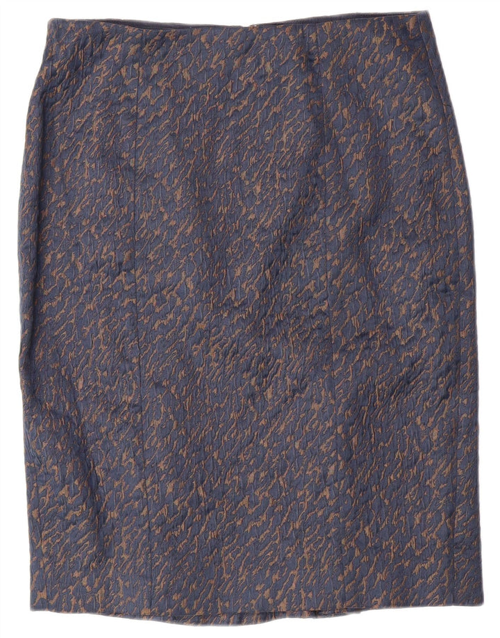 FENN WRIGHT MANSON Womens Straight Skirt UK 12 Medium W30  Navy Blue