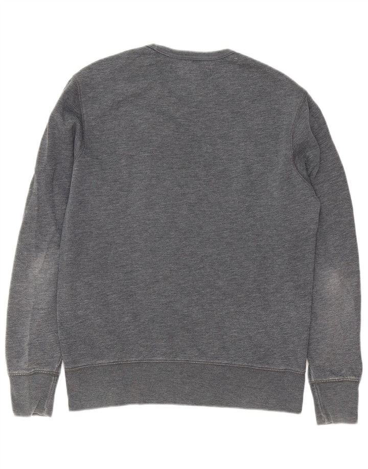 Levi's Sudadera tipo jersey para hombre, talla pequeña, gris