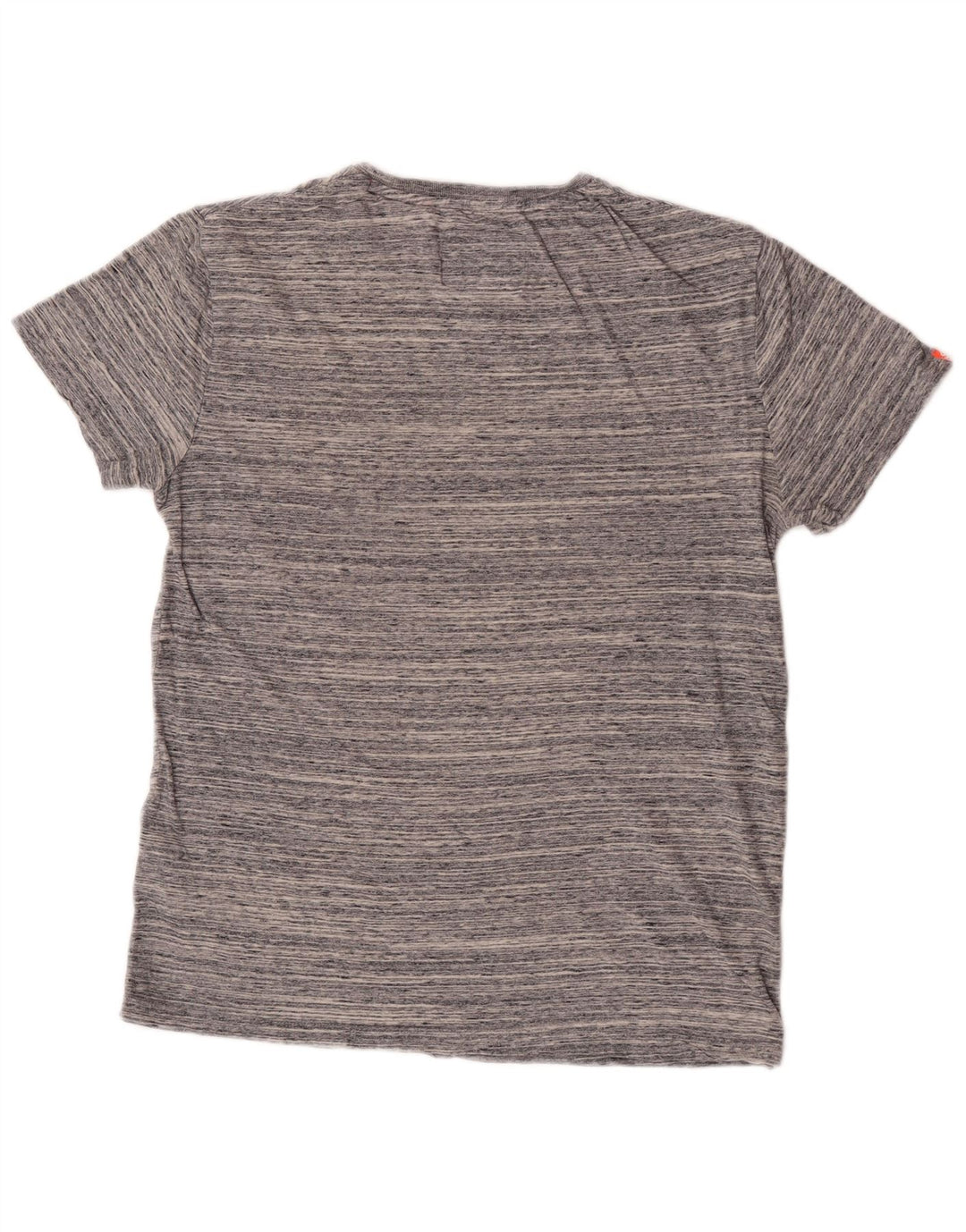 Superdry Camiseta para hombre Top de algodón moteado en gris medio