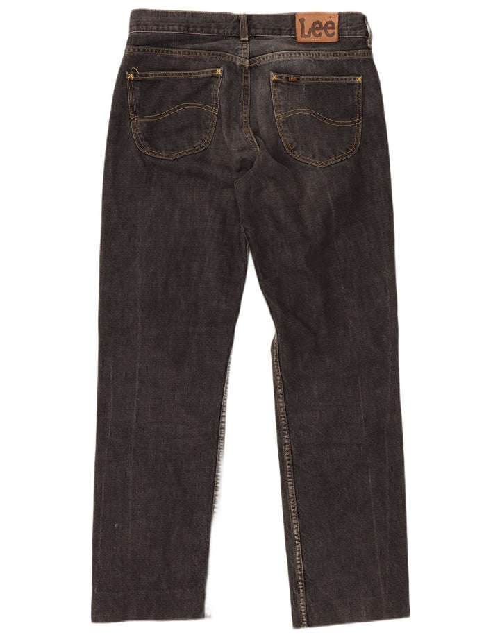 LEE Vaqueros rectos Seattle para hombre W34 L30 Algodón negro