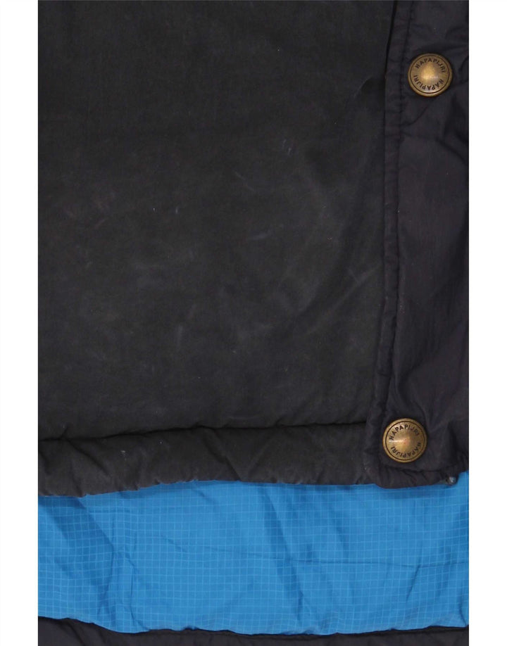 Napapijri Chaqueta acolchada de corte regular para hombre ES 38 Medium Azul marino Poliamida