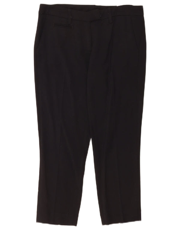 Pantalón De Traje Corto Mujer Dondup W30 L24 Viscosa Negra