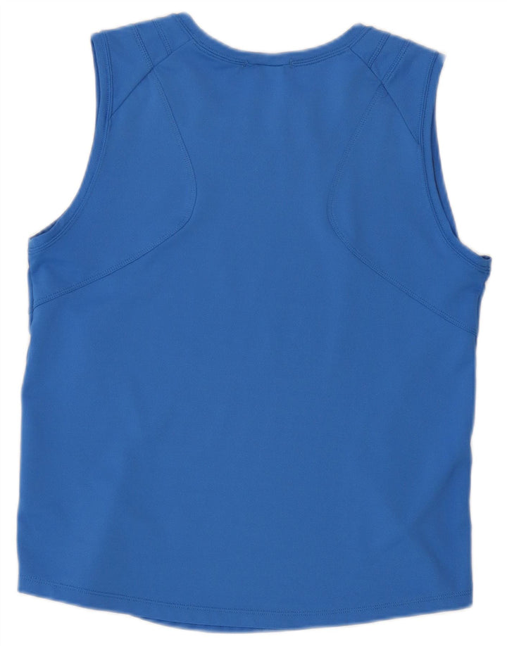Camiseta sin mangas Nike para mujer US 8/10 Azul medio Poliéster