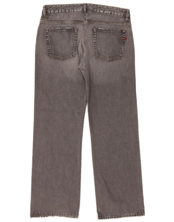 Vaqueros Diesel Mujer Rectos W34 L31 Algodón Gris