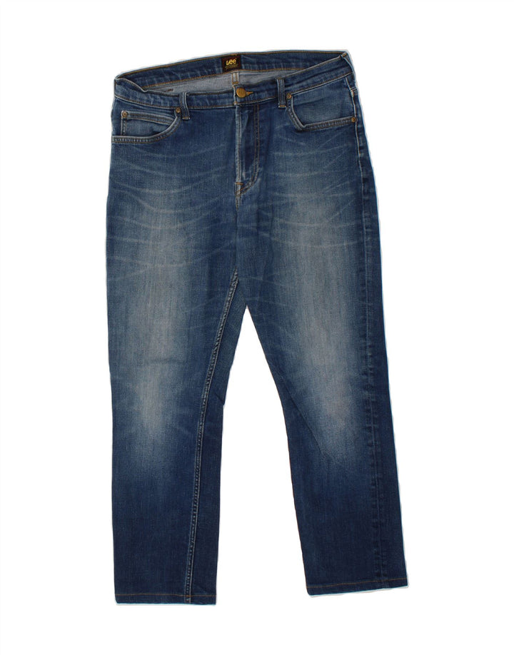 LEE Womens Rider Cropped Jeans W34 L25 Blue Cotton Vintage Lee and Second-Hand Lee from Messina Hembry 