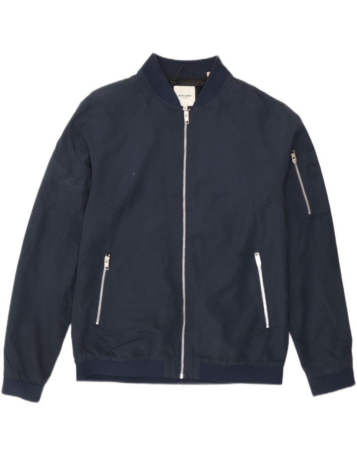 Jack & Jones Chaqueta Bomber Hombre UK 42 XL Azul Marino