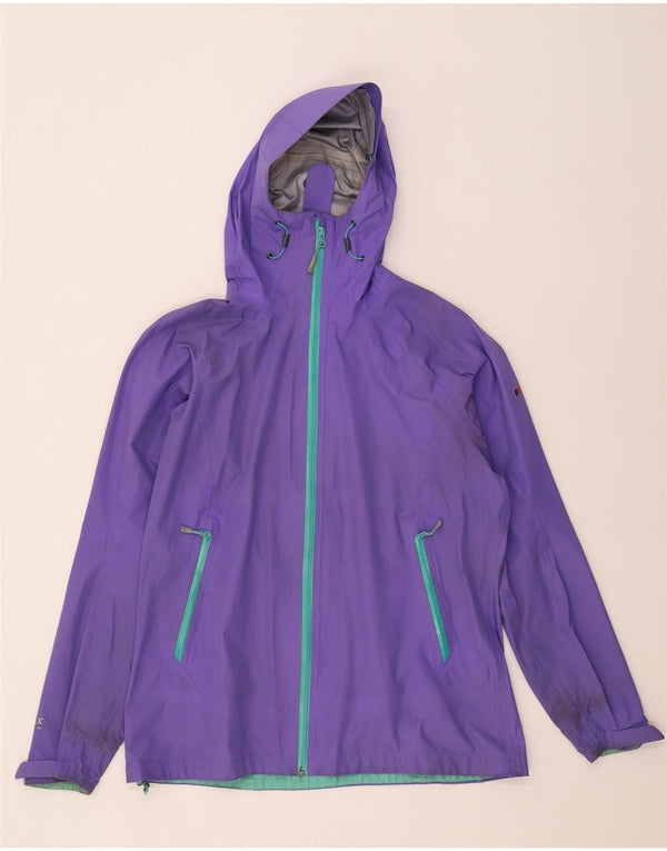 Berghaus Chaqueta impermeable con capucha Gore-Tex para mujer UK 46 Large Púrpura Poliamida
