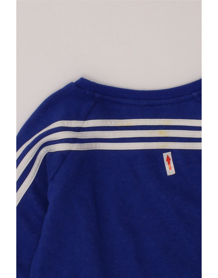 Adidas Sudadera para niño Jumper 3-4 años Azul Algodón