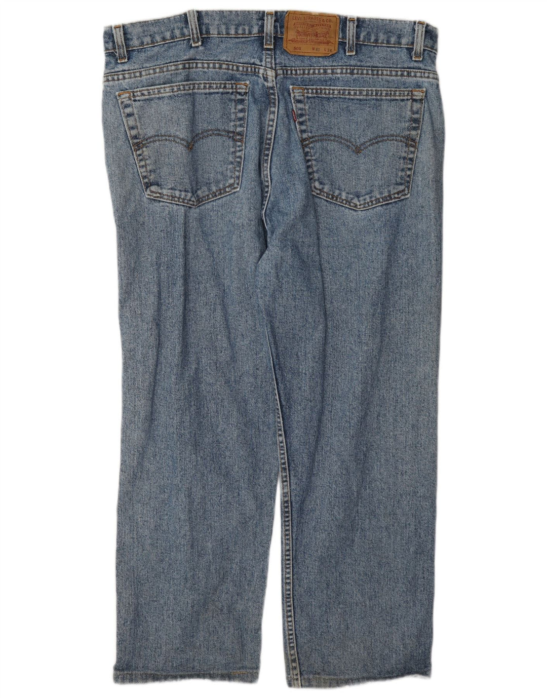 Levi's Jeans rectos 505 para hombre W40 L26 Algodón azul