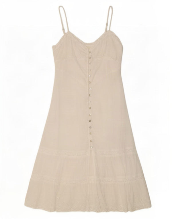 Urban Outfitters Vestido de verano para mujer UK 4 XS Algodón blanco