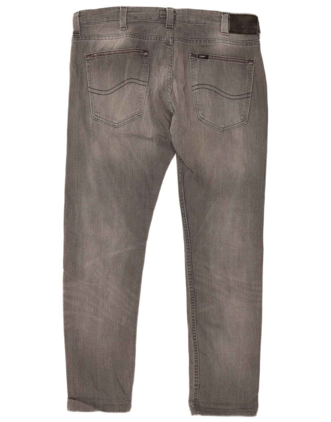 LEE Vaqueros Powell Slim para Hombre W38 L28 Algodón Gris