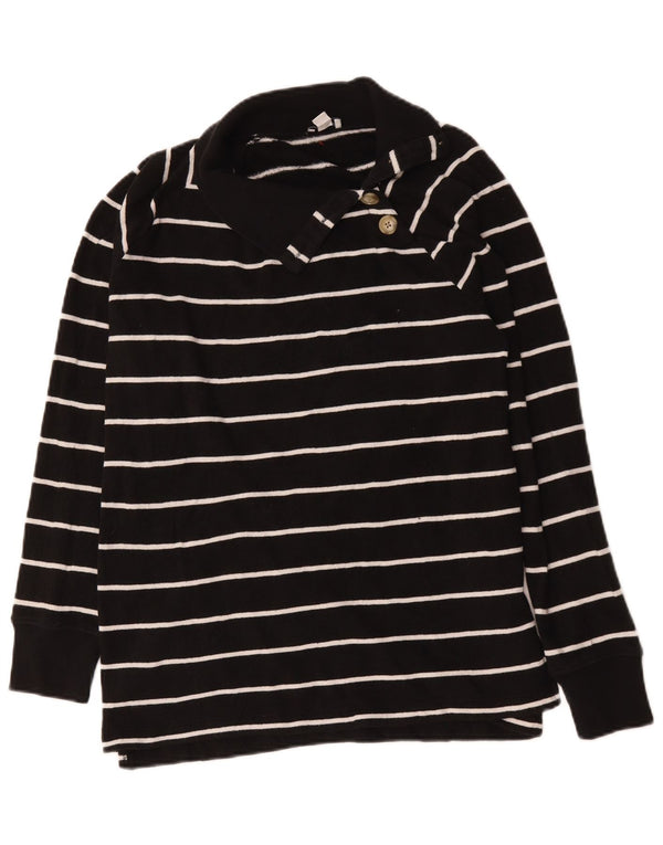 J. Crew Sudadera para mujer Jumper UK 46 Grande Algodón a rayas negras