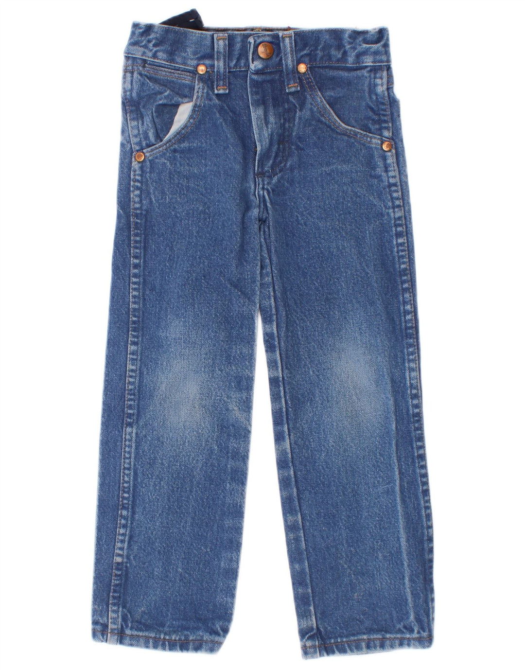 Wrangler Vaqueros ajustados para niños 3-4 años W20 L14 Algodón azul