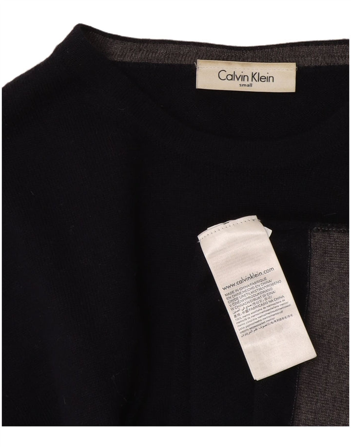 Calvin Klein Hombre Pequeño Lana Azul Marino