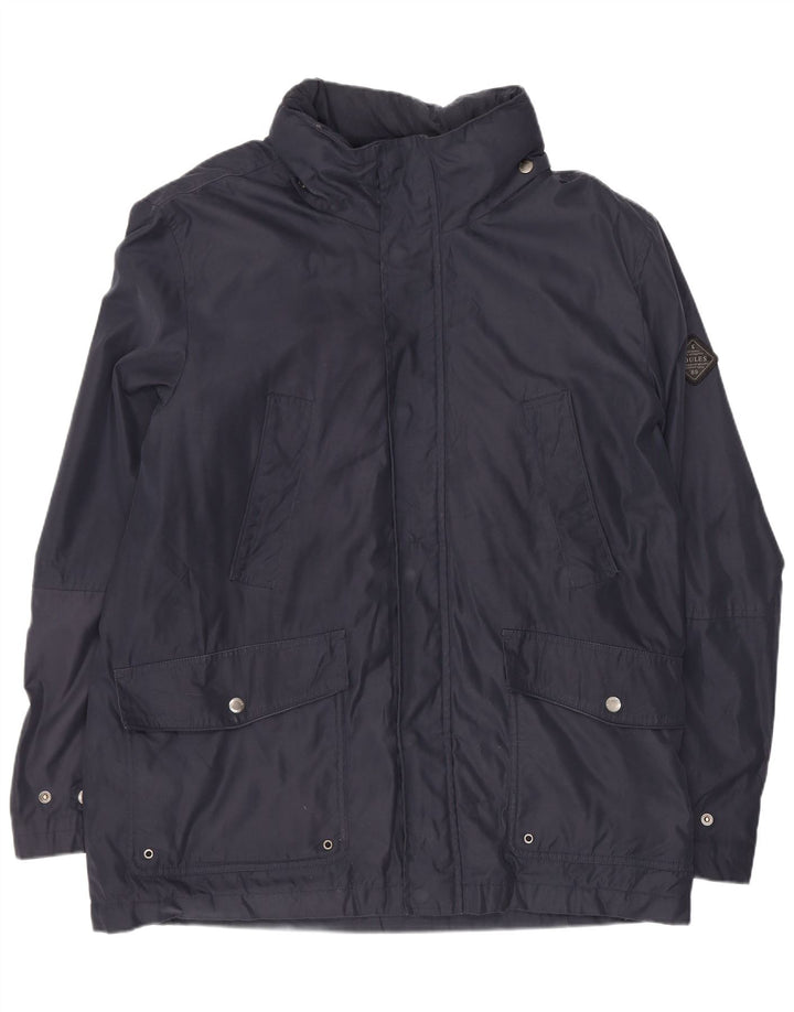 Joules Chaqueta utilitaria con capucha para hombre UK 40 Large Poliéster azul marino