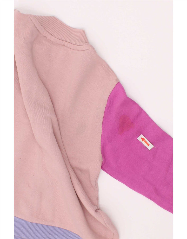 Benetton Chaqueta tipo top de chándal para niña 2-3 años Color block multicolor