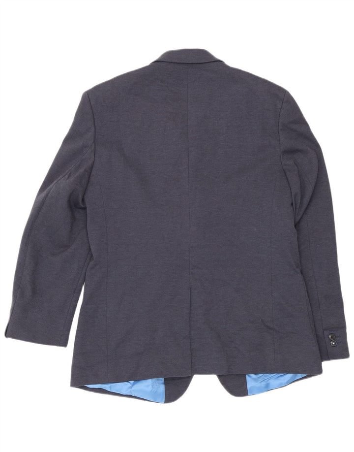 Marks & Spencer Chaqueta tipo blazer entallada con 2 botones para hombre UK 42 Large Azul marino