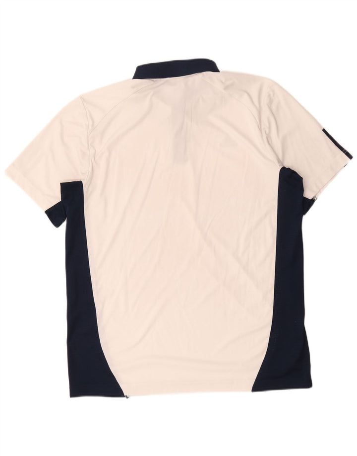Adidas Hombre Climacool Polo Grande Blanco Colorblock Algodón