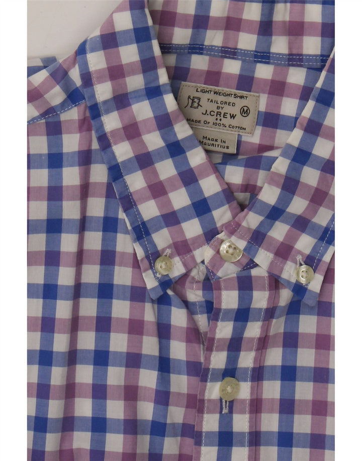 J. Crew Camisa de corte entallado para hombre de algodón a cuadros en color morado medio