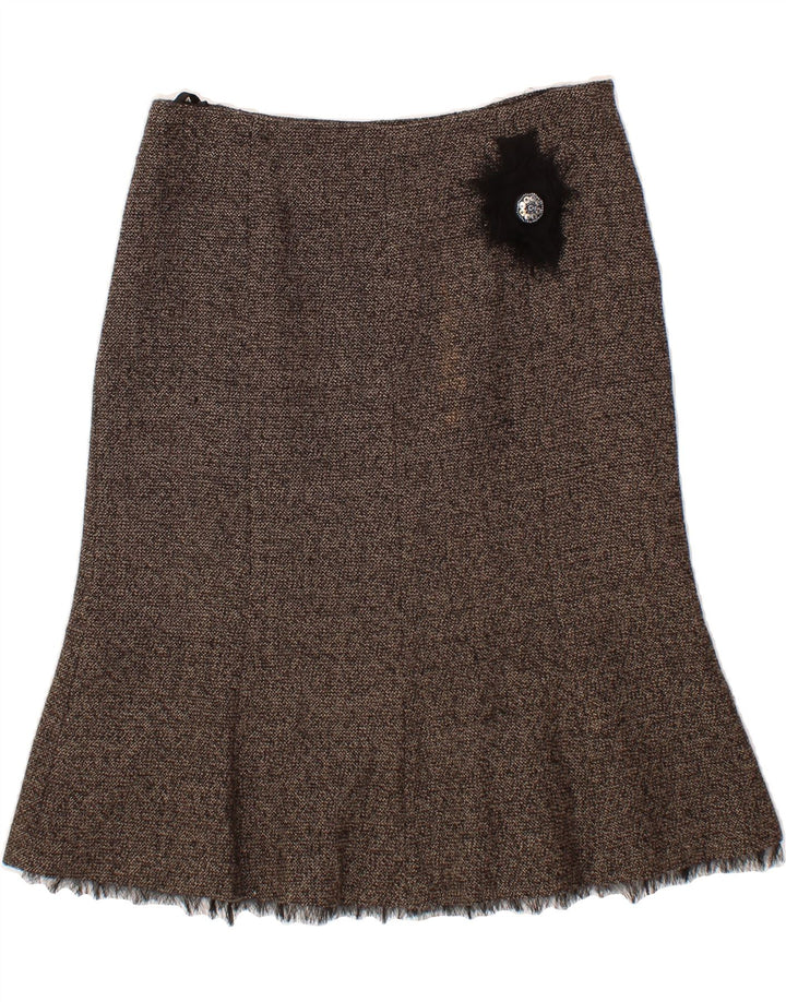 HIRSCH Womens Trumpet Skirt UK 12 Medium W28  Brown Vintage Hirsch and Second-Hand Hirsch from Messina Hembry 