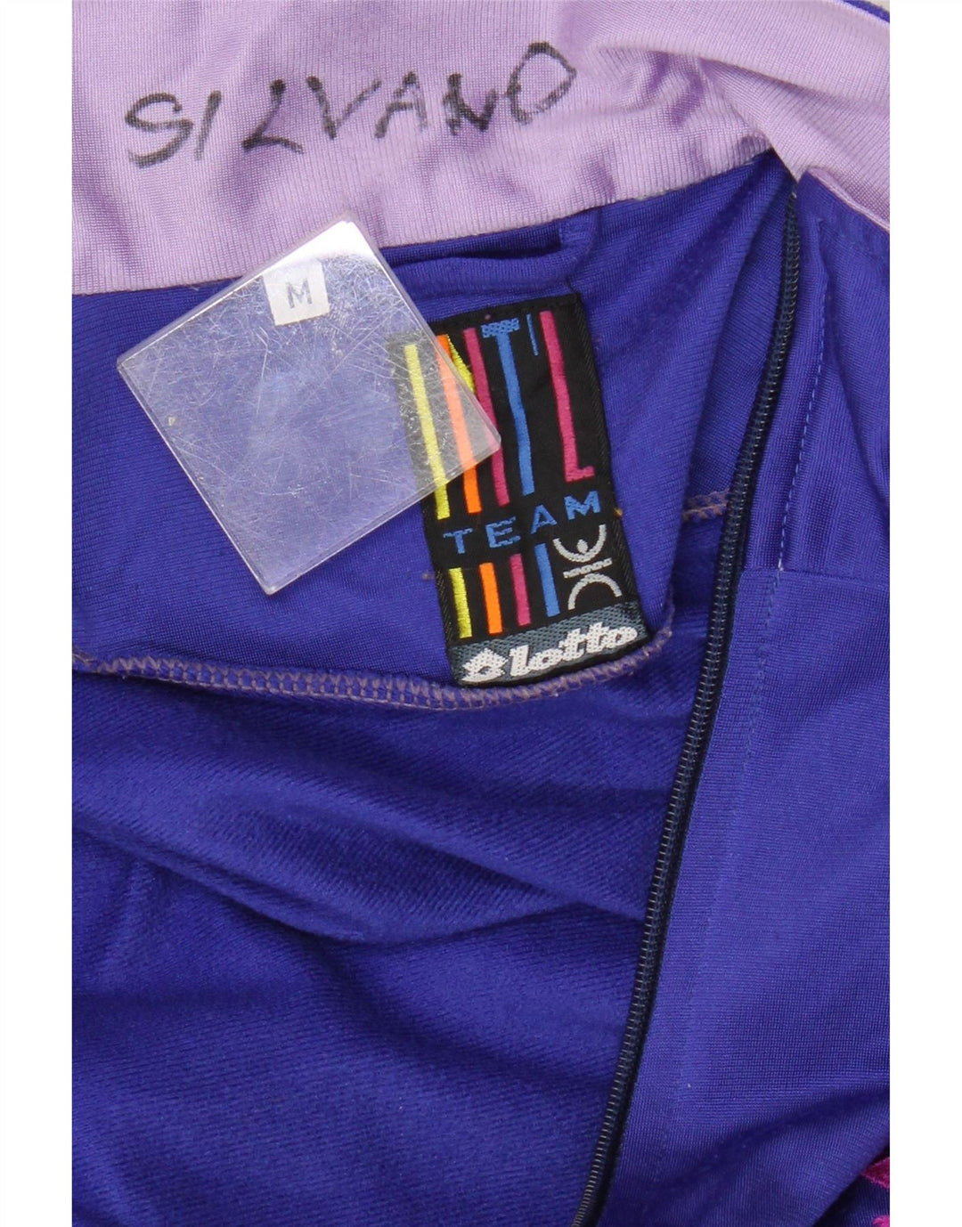 LOTTO Hombre Chaqueta superior de chándal con gráfico color morado medio