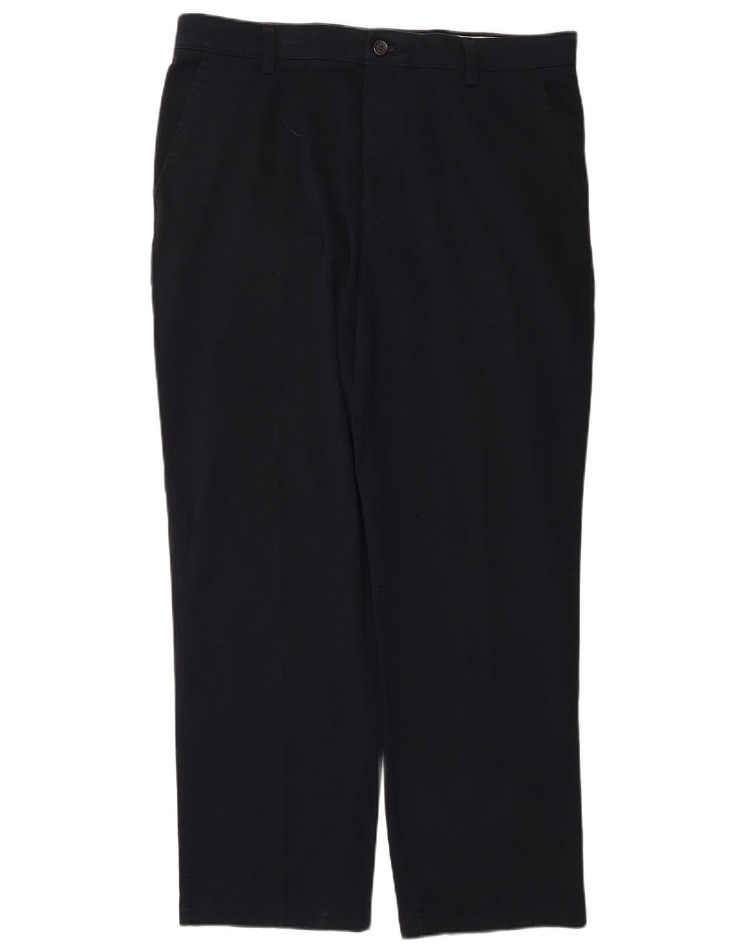 DOCKERS Pantalón chino de corte clásico para hombre W34 L30 Azul marino Algodón clásico