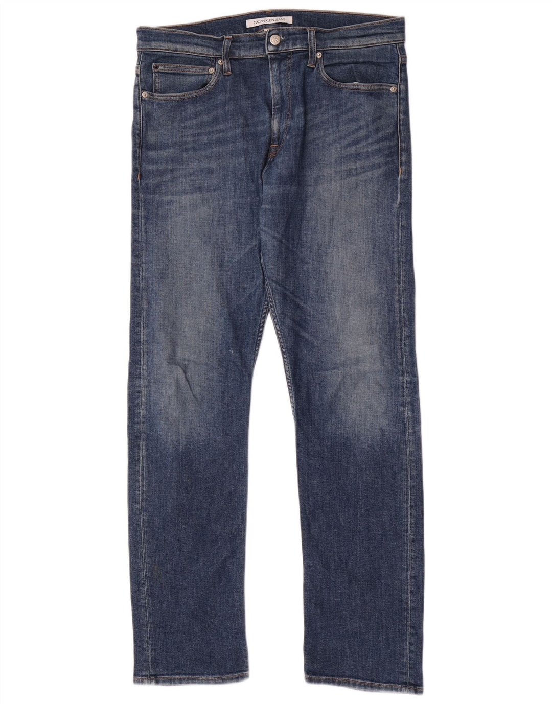 Vaqueros rectos Calvin Klein para hombre W34 L32 azul