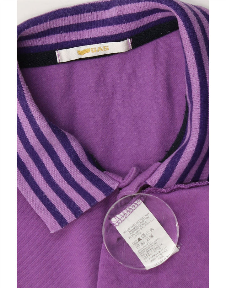 Polo Gas Hombre Pequeño Algodón Morado