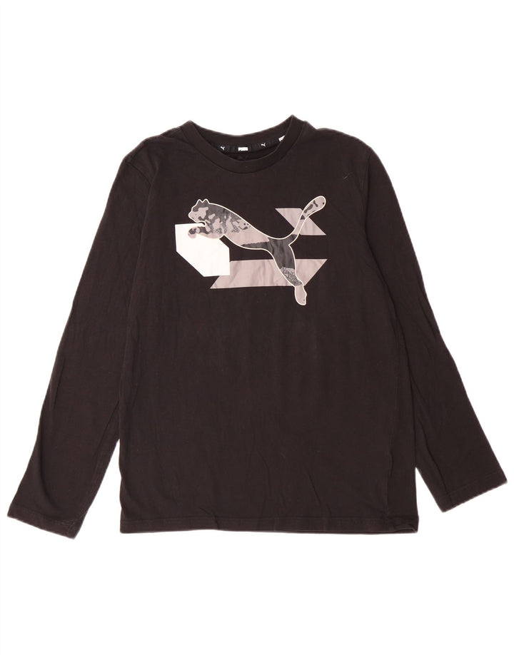 Puma Camiseta gráfica para niño manga larga 13-14 años negro