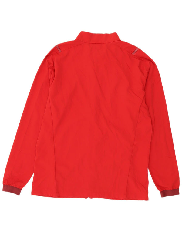 Puma Mens Graphic Chándal Top Chaqueta Grande Poliéster Rojo