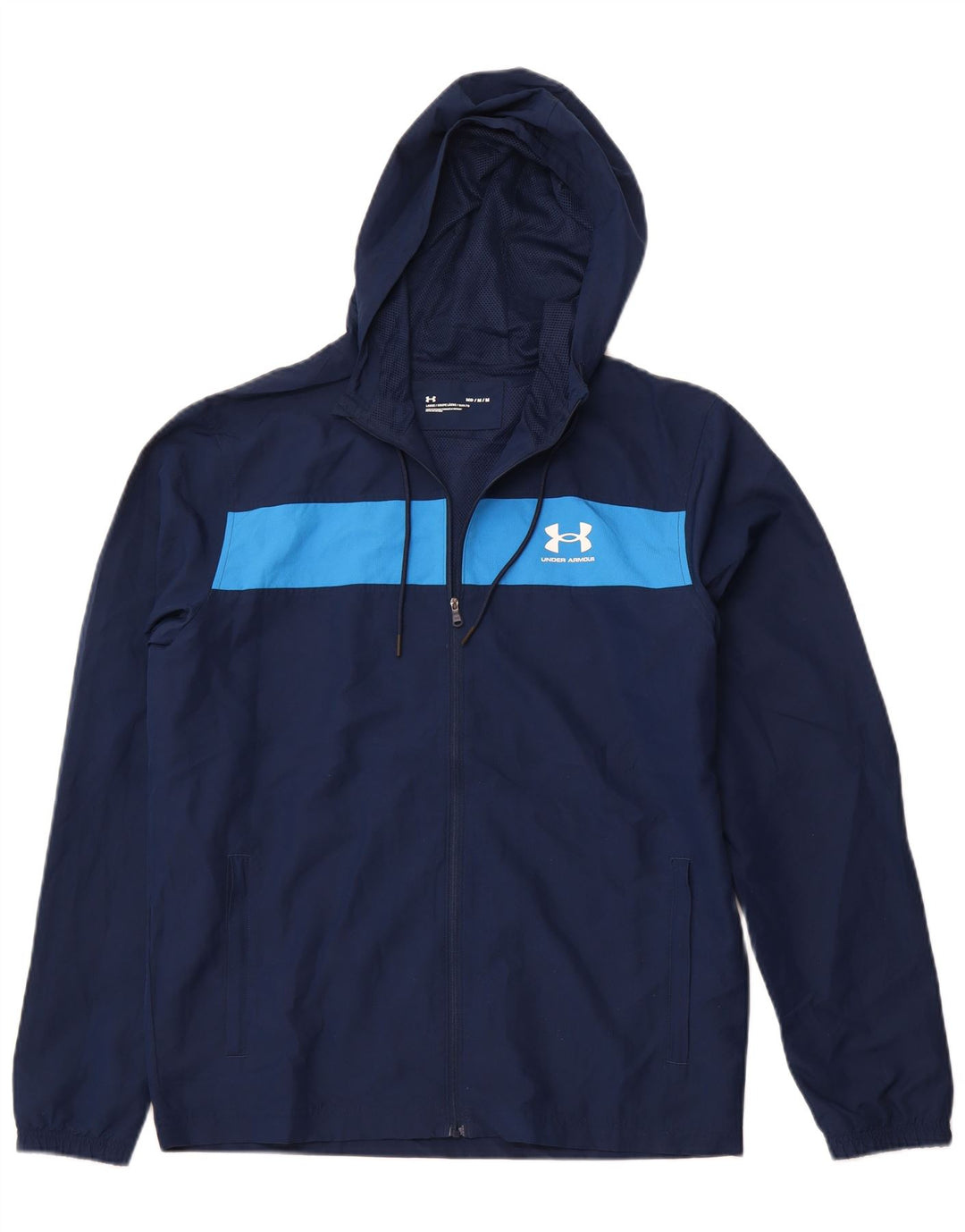 UNDER ARMOUR Chaqueta de chándal para hombre, color azul medio, deportiva