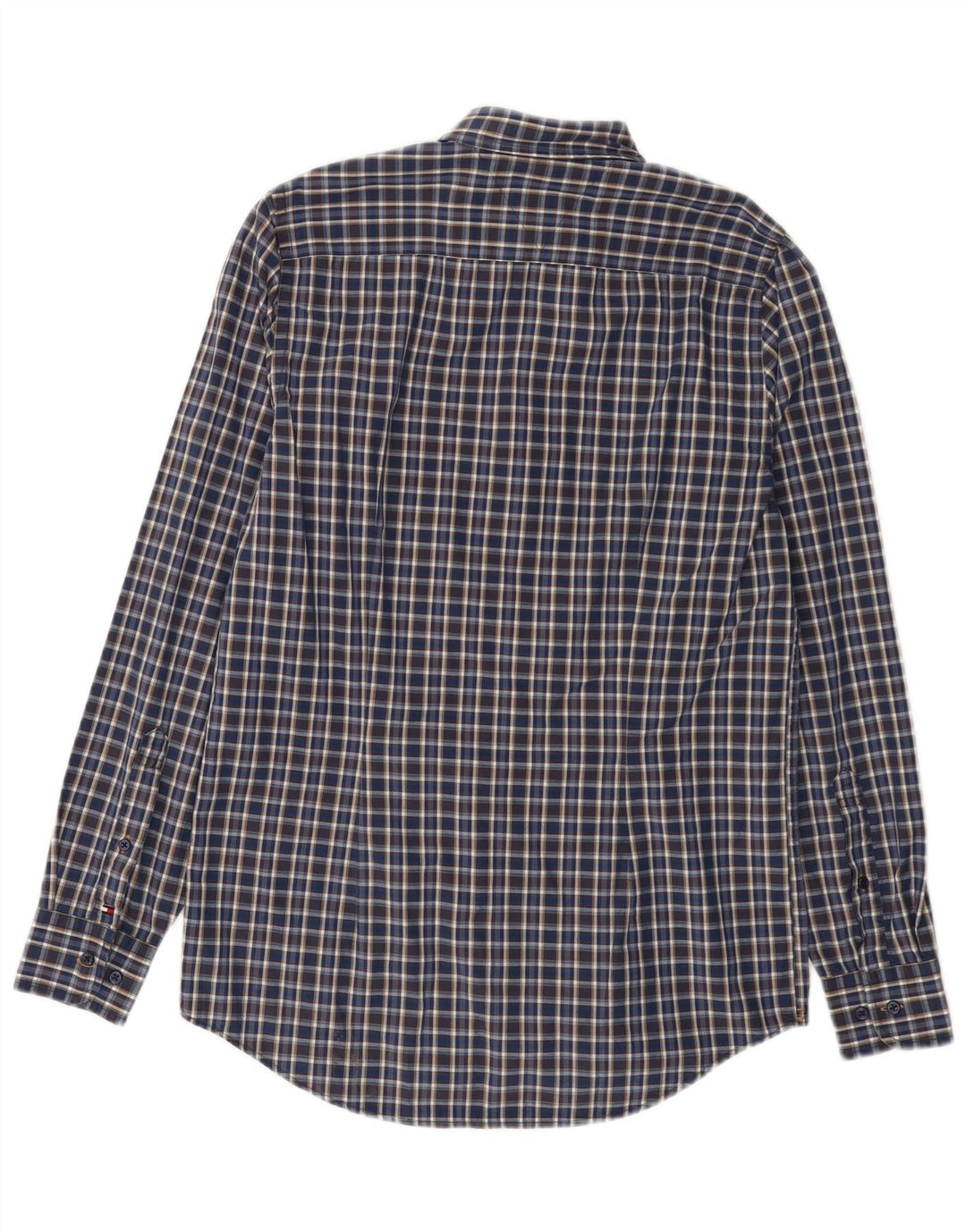 Camisa Tommy Hilfiger Hombre Slim Fit Cuadros Azul Medio