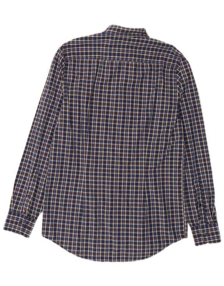 Camisa Tommy Hilfiger Hombre Slim Fit Cuadros Azul Medio
