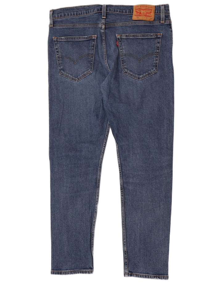 Levi's Hombre 512 Slim Jeans W34 L30 Algodón Azul