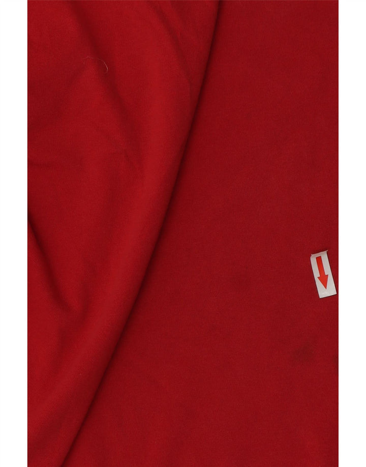 Reebok - Camiseta para hombre, talla grande, color rojo, algodón