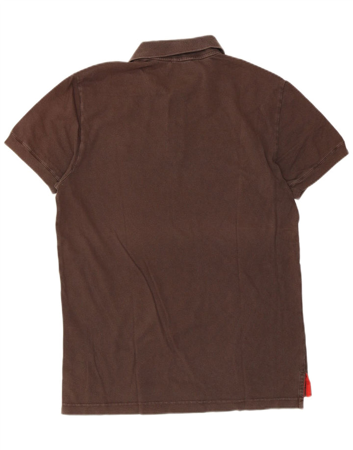 Jeckerson Polo Hombre Algodón Marrón Medio