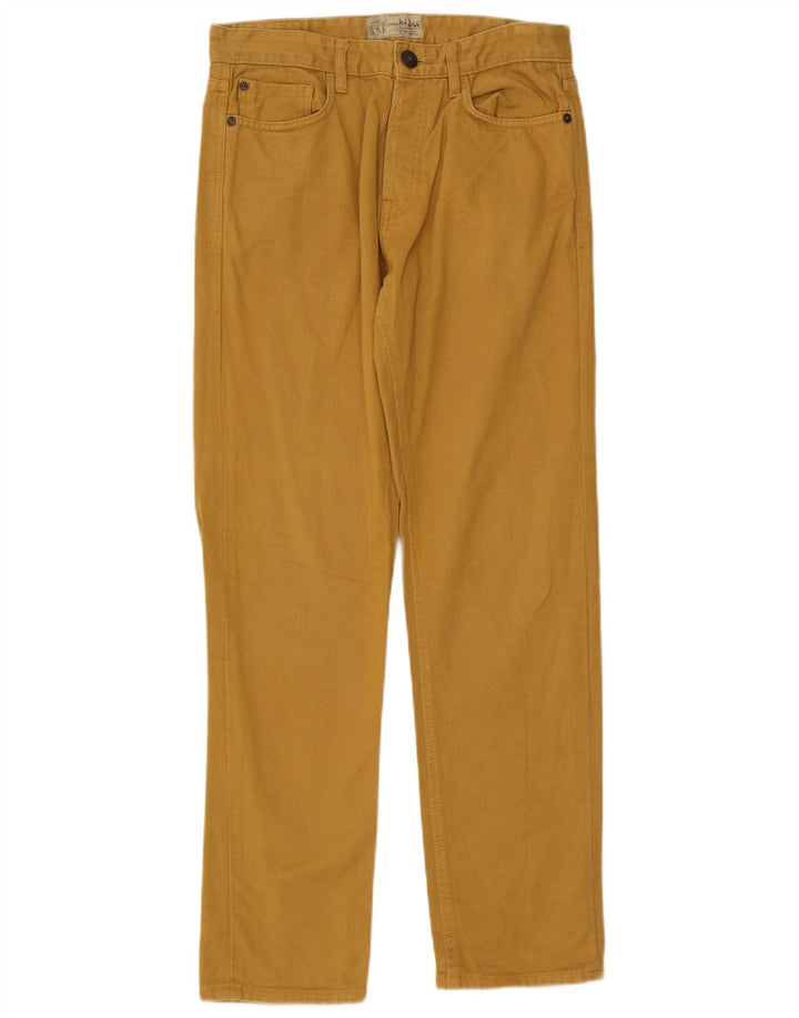 Vaqueros rectos para hombre Fat Face W30 L30 Algodón amarillo