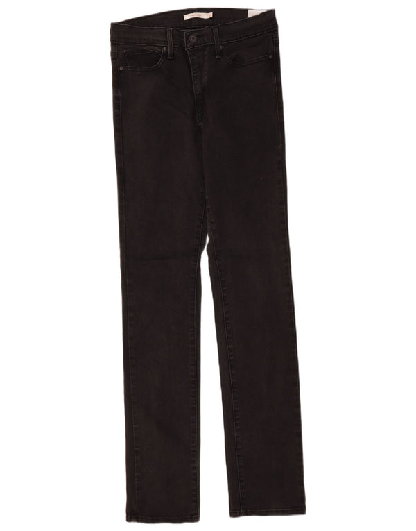 Levi's Vaqueros Slim Adelgazantes Mujer W29 L32 Algodón Negro