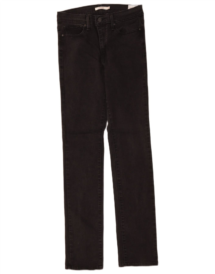Levi's Vaqueros Slim Adelgazantes Mujer W29 L32 Algodón Negro