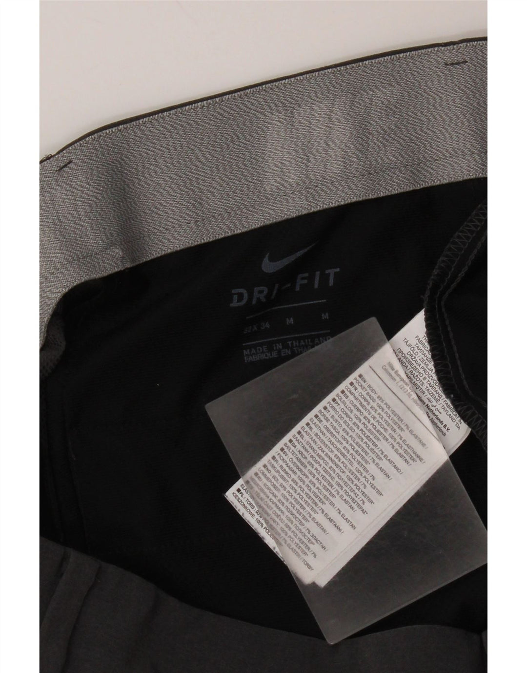 Pantalón chino recto Nike para hombre W32 L34 Poliéster gris