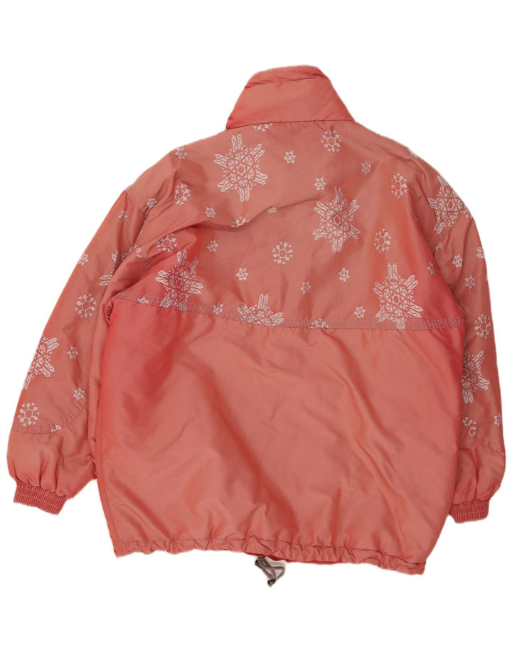 RODEO Chaqueta anorak para hombre UK 42 XL Poliéster geométrico rosa