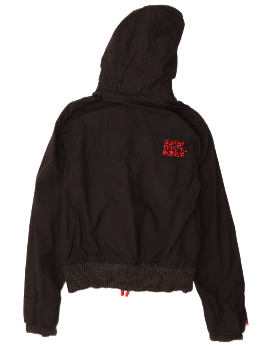 SUPERDRY Chaqueta cortavientos con capucha The Windbomber para mujer UK 40 Small Black
